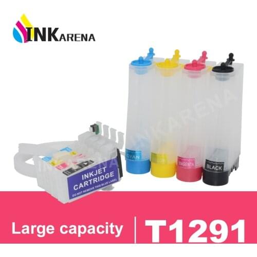 T1291 - T1294 Empty CISS System With ARC Chip For Epson SX420W SX425W SX525WD SX620FW SX445 SX235W SX435W SX230 SX440W SX535WD