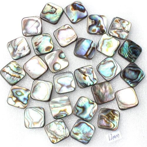 High Quality 12mm Pretty Natural Abalone Shell MOP Rhombic Shape Loose Beads Strand 15" DIY Creative Jewellery Making w1952