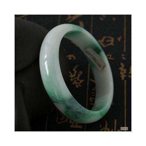 Zheru Jewelry Natural Burmese Jadeite Light Green 54-64m Bracelet Elegant Princess Jewelry Best Gift for Mother and Girlfriend