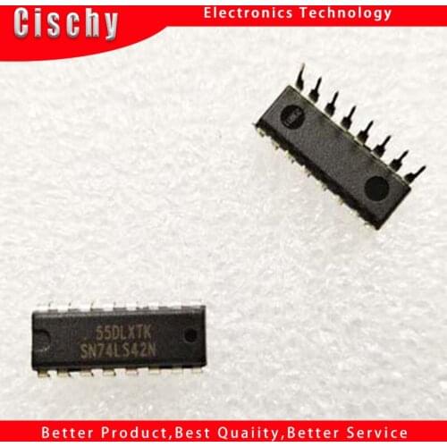 10pcs SN74LS42N DIP16 74LS42N HD74LS42P DIP HD74LS42 74LS42 74LS42P DIP-16