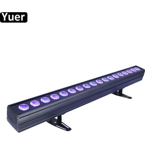 18x18W LED RGBW 4in1 Led Wall Wash Light DMX512 Control Led Bar Wash Stage Light Music DJ Disco Party Wedding Club Bar Light