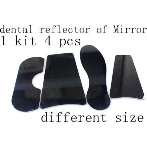 4 pc medical Dental Stainless Steel intra-oral Reflector Orthodontic Dental Photography Mirrors Dentistry Material Dentist Tools