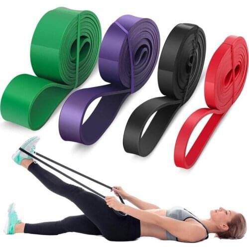4 Pcs Resistance Exercise Rally Bands Stretching Strength Training Pilates Flexbands for Home Fitness Physical Therapy
