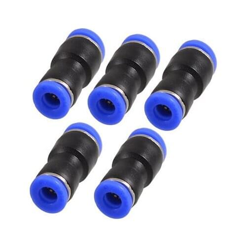 5 x Air Pneumatic 8mm to 6mm Straight Puch in Connectors Quick Fittings
