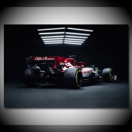 Alfa Romeo C39 Formula F1 Race Car Wallpaper Wall Decor Posters Canvas Paintings Fabric Print Art Living Room Decoration