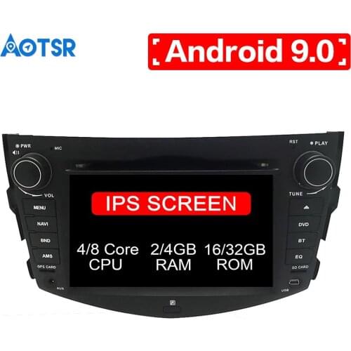 Android 9.0 8 core Car DVD CD player GPS Navigation For Toyota RAV4 2006-2012 Multimedia system 2 din radio Auto radio Stereo