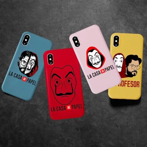 Spain TV La Casa De Papel 4 Money Heist House of Paper Phone Case for IPhone 11 Pro Max 6S 7 8 X XS Max XR Funda Silicone Cover