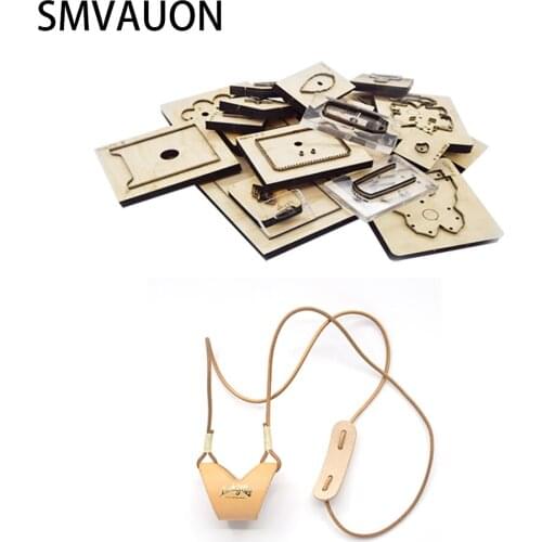 Glasse Holder Fashion Wood Mold Cutting Diy Lether Cutter Steel Mold Leather Bag Leather Cutter Die Cutter SMVAUON