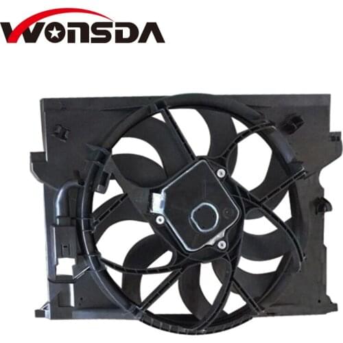 Electric Radiator Cooling Fans Fits for Mercedes Benz W211 600W Intercooler Engine Cooler Radiator Fans Assembly