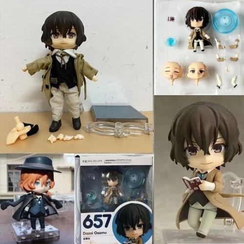 Bungo Stray Dogs Action Figure Atsushi Nakahara Chuya Figure 676 Dazai Osamu 657 Nakajima Toys Anime Doll