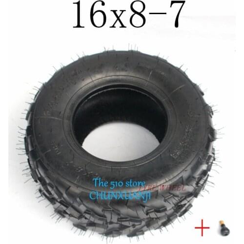 Sell well Four wheel motorcycle atv small ox atv 16x8-7 tyre 7 vacuum tire Go Kart Knobby Tubeless Tire