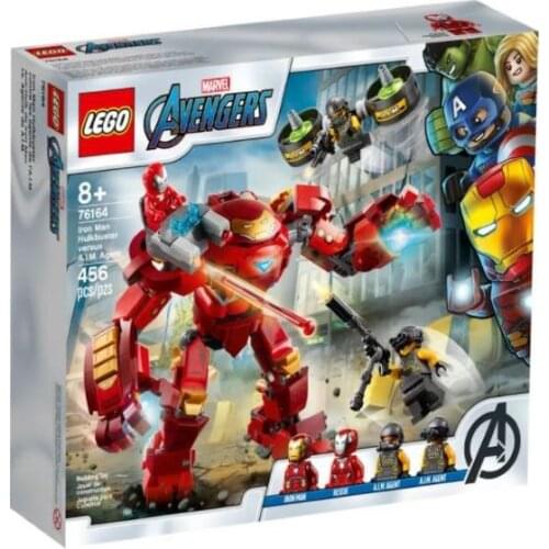 Lego Marvel Avengers 76164 Iron Man Hulkbuster versus A.I.M. Agent great toys birthday gift kids 456pcs bricks figure playset