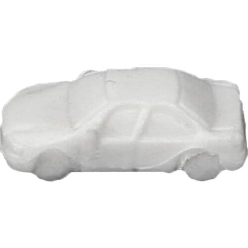 50x 1/500 Scale Mini Table Gauge Scenes Vehicle Cars Street Decoration White