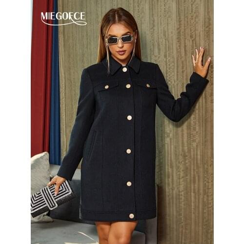 MIEGOFCE Women's Straight Coats China