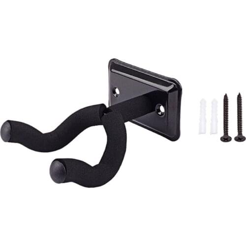 Guitar Wall Mount Hanger Hook Acoustic Electric Bass Guitar Wall Hook Hanger for Electric Acoustic and Bass Guitars