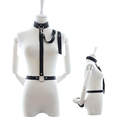 Nylon Neck Collar Wait Bondage Belt Adult Erotic Games Cosplay Slave Restraints Fetish Sex Toys For Couples BDSM tools