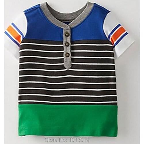 New 2021 Brand Quality 100% Cotton Summer Baby Boys t shirts Children Clothing Short Sleeve Baby Boys Clothes Shirts Kids Blouse
