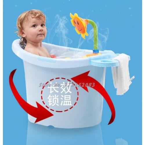 Super Large Childrens Bathtub Plastic Bathtub Baby Bath Tub Baby Bath Tub Thickened Bath Tub Can Sit