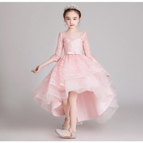 Baby girl clothes Children Wedding Dress of Girls embroideryBirthday party dance Formal Princess Prom Dress for Girls Costume