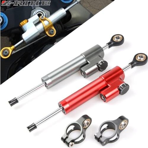 CNC Universal Aluminum Motorcycle Damper Steering Stabilize Safety Control For Suzuki GSX-R GSXR 600 750 1000 K1 K2 K3 K4 K5 K6