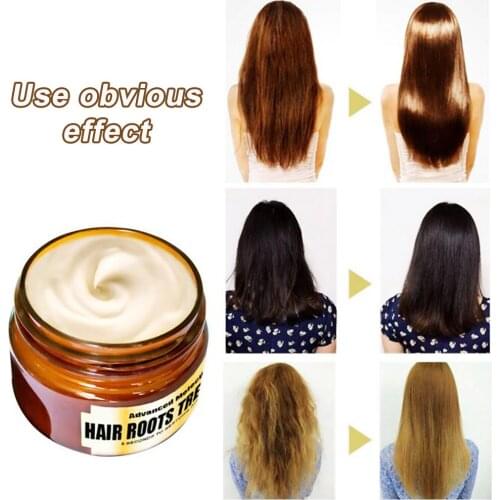Advanced Molecular Hair Roots Treatment Hair Return Bouncy Keratin Hair Treatment Mask Effectively Repair Damaged Dry Hair