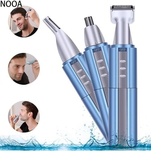 3 in 1 Nose and Ear Trimmer for eyebrow Men USB Electric Machine Nose cut Hair Removal Shaver Hair Trimmer Neustrimmer Tondeuse