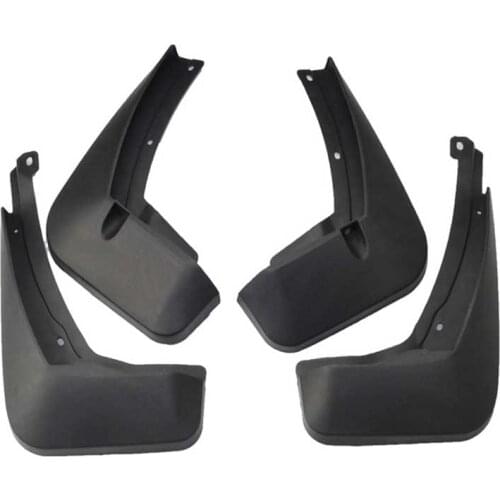 4pcs Premium Auto Front&Rear Heavy Duty Molded Flares Splash Mud Flaps Guards Fenders For VolksWagen Tiguan 2017-2018