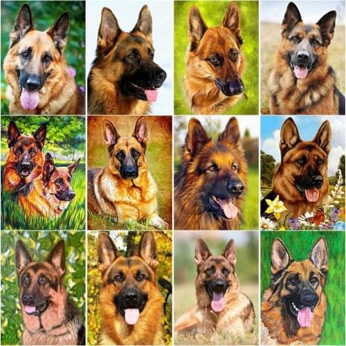 New 5D DIY Diamond Painting Potted Plants Diamond Embroidery Animals Cross Stitch Full Square Round Drill Home Decor Manual Gift