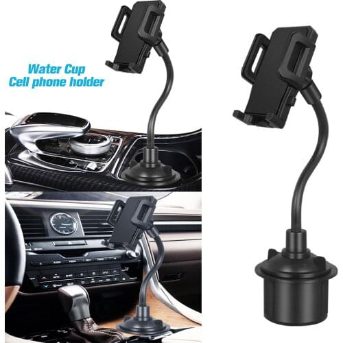 Car Cup Cell Phone Holder Long Arm Gooseneck Cup Holder 360 Degree Adjustable Cradle Mobile Phone Stand for samsung s10 Mount