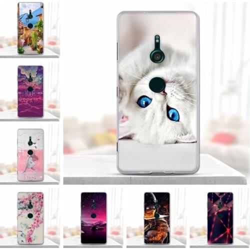 For Coque Sony Xperia XZ3 Case Soft Silicone TPU 3d Cute Back Cover for Fundas Sony Xperia XZ3 Case Cover for Sony XZ3 Case Capa