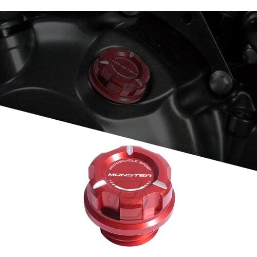 For Ducati Monster 696 796 797 1100 EVO 821 1200 S/R Motorcycle Engine Oil Cap Bolt Screw Filler Cover