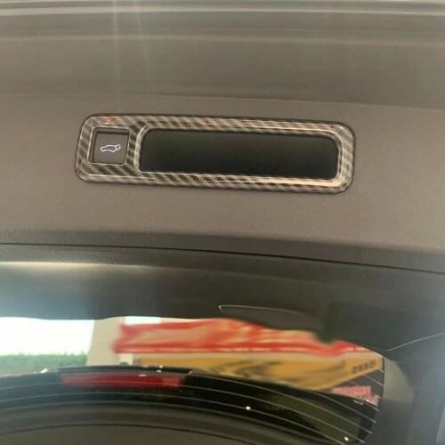 For Toyota Highlander 2021 2022 ABS Rear Trunk Buttons Covers Trim Frame Decoration Stickers Car-Styling Accessories