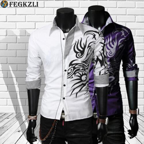 FEGKZLI Men's Long Shirts