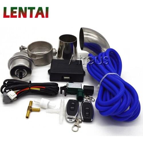 1Set Car Exhaust Control Valve Set With Vacuum Actuator CUTOUT Automobiles exhaust pipe modification For Kia Mazda Opel Ford BMW
