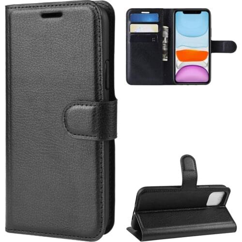 For iPhone 11 Case Cover Wallet Leather Flip Leather Phone Case For iPhone 11 Stand Cover For iPhone 11 6.1