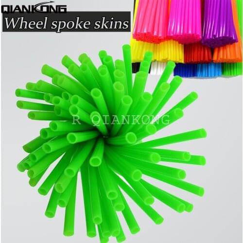 36 pcs Motorcycle Spoke Shrouds Skins Covers For KAWASAKI 500 KX 450 YAMAHA 450 YZ 125 SX SXF EXC XC EXC-F EXCF z800 z1000