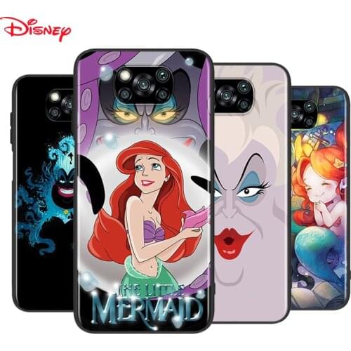 Ursula The Little Mermaid For Xiaomi Poco X3 NFC M2 X2 F2 F3 C3 M3 F1 Pro Mi Play Mix 3 A3 A2 A1 6 5 Lite Soft Phone Case