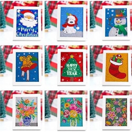 5D Diamond Painting Kits for Kids Beginner Easy DIY Crystal Art Full Drill Painting by Number Kits With Frame for Children