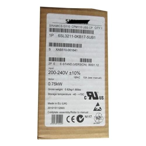 New Original Inverter 6SL3211-0AB17-5UB1