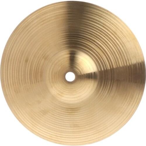 Beginner Copper Alloy Crash Cymbal Drum Durable Brass Percussion Instrument 8 10 U7EF