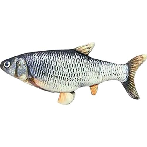 Cat Wagging Fish Plush Realistic Cat Toy Electric Moving Fish Cat Toy Catfish