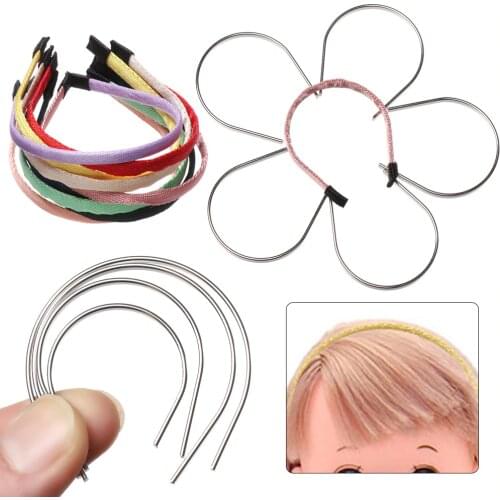 5pcs Doll Headband Materials DIY Head Band Parts For 1/3 1/4 1/6 1/8 for Doll Cute Dolls Hair Decoration Accessories
