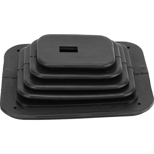 Car Shift Dust Cover Rubber Shifter Boot With Chrome Plate 5 5/8 X 6 3/4 Manual Automatic For GM350 Shift dust cover