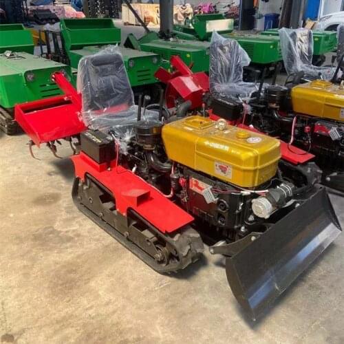 Agriculture equipment small tiller crawler tractor intermediate field cultivator rotary tiller
