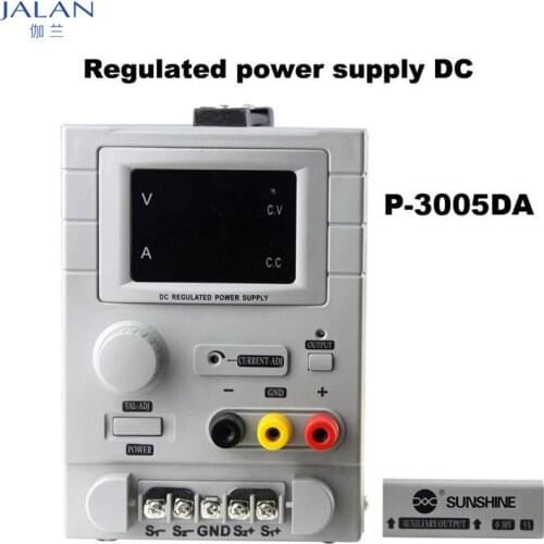Sunshine P-3005DA 30V 5A Regulated power supply DC Mobile Phone Repair 4 digital display Intelligent Power Source