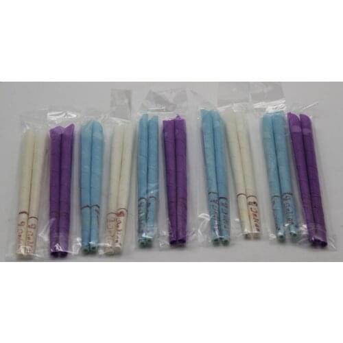 Hot Sale 25pairs=50pcs Natural Beewax Ear Candles, Trumpet Conical Ear Candles to Remove Earwax and Relax Mind