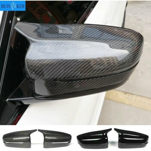 Replacement Mirror Cover For BMW 5 Series G30 G31 Side Rear Mirror Left Hand Driver Carbon Fiber ABS 2017 2018 2019