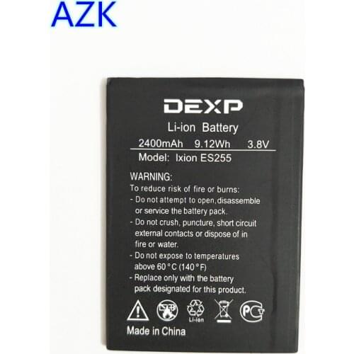 AZK NEW 3.8V 2400mAh Replacement Battery For DEXP Ixion ES255 Fire Phone
