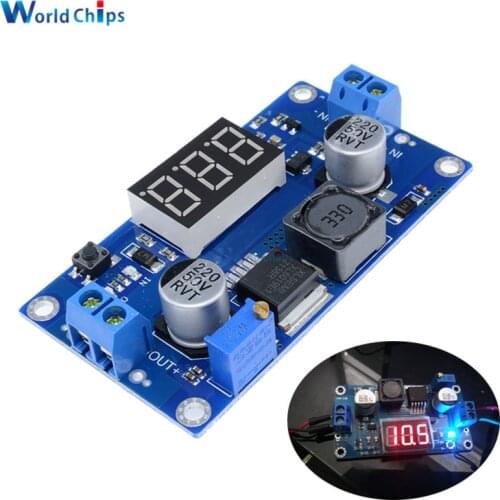 DC-DC XL6009 Digital Boost Step Up Power Supply Module Adjustable 4.5-32V to 5-35V Step-up Voltage Regulator With LED Voltmeter