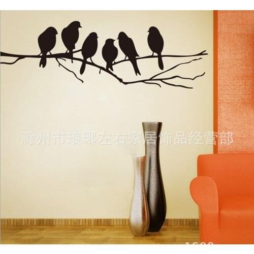 DECALYANG Black Wall Stickers